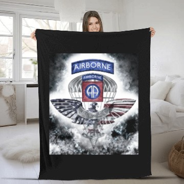 Discover 82nd Airborne Division Explosive Design Fleece Blankets