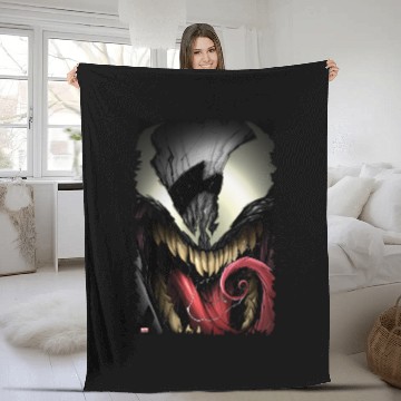 Discover Spider-Man | Venom Close-Up Fleece Blankets