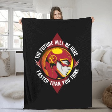 Discover The Flash | "The Future Will Be Here" Fleece Blankets