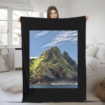Discover Skellig Michael Ireland Sleeveless Fleece Blankets