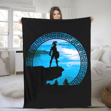 Discover Sparta symbol Fleece Blankets