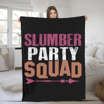 Discover Slumber Party Squad Fleece Blankets