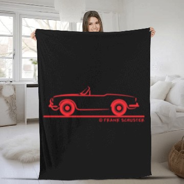 Discover Alfa Romeo Guilia Spider Duetto Fleece Blankets