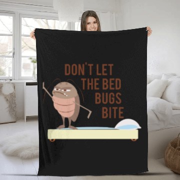 Discover Bed Bug Bite Fleece Blankets
