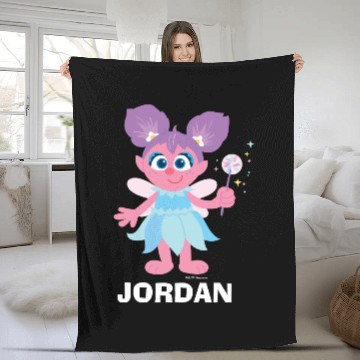 Discover Sesame Street | Personalized Abby Cadabby Fleece Blankets