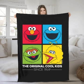 Discover Sesame Street | The Original Cool Kids Fleece Blankets