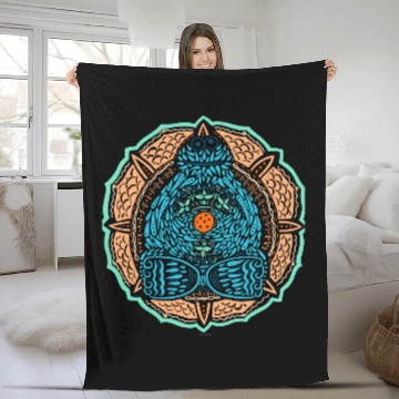 Discover Bohemian Cookie Monster Fleece Blankets