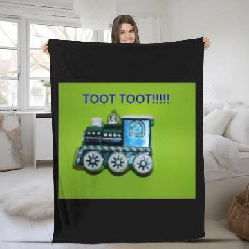 Discover Blue Train, Infant Sleeper Creeper!!!! Fleece Blankets
