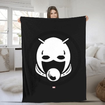 Discover Classic Ant-Man Helmet Icon Fleece Blankets