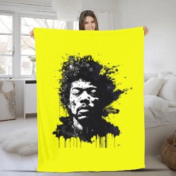 Discover Jimi Hendrix Vintage Fleece Blankets