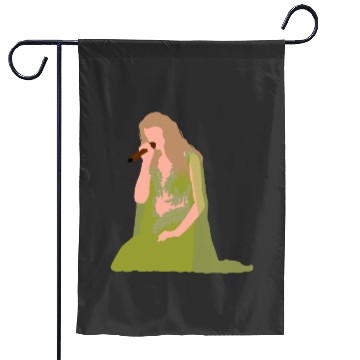Discover TaylorSwift Eras Tour green dress folklore evermore Garden Flags