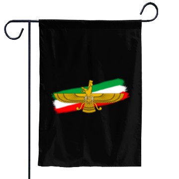 Discover Iran Flag Faravahar Lion Sun Garden Flags