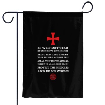 Discover Crusader Knight Knights Templar Code Holy Cross Garden Flags