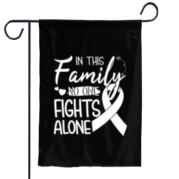 Discover No one fights alone Lung Cancer Awareness Month Garden Flags
