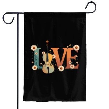 Discover Love Cello Love With Flowers For Cellists Garden Flags