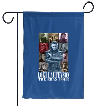 Discover Loki Laufeyson Eras tour Unisex Softstyle Garden Flags