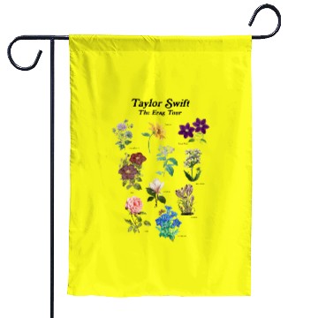 Discover Floral Tay.lor S.wi.ft Eras Garden Flags