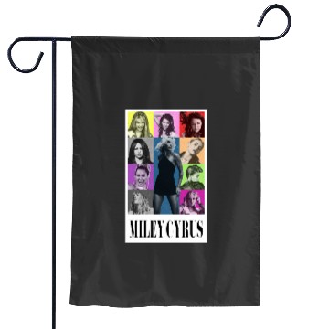 Discover Miley Cyrus Eras Tour Shirt Flowers Garden Flags