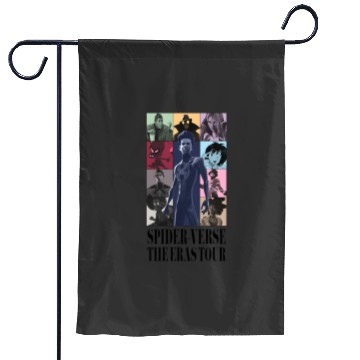 Discover SpiderVerse Eras Tour with title Garden Flags