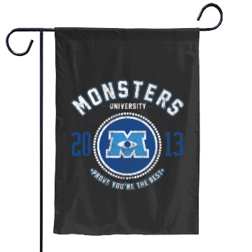 Discover Disney Monsters University Logo Graphic Garden Flags