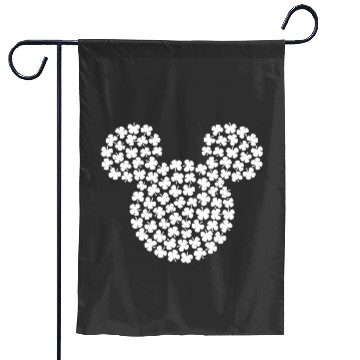 Discover Disney Mickey Mouse Shamrocks St. Patricks Day Garden Flags