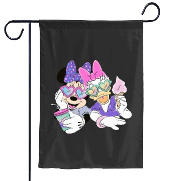 Discover Disney Minnie Mouse and Daisy Blue Small Garden Flags