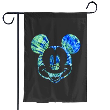 Discover Disney Mickey Mouse Greens Tie Dye Garden Flags
