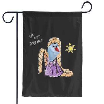 Discover Disney Olaf Presents Tangled Rapunzel We Got Dreams Tank Top Garden Flags