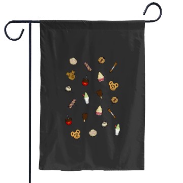 Discover Disney Snacks Garden Flags