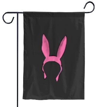 Discover Pink Bunny Hat Bobs Burgers Inspired HeckinFarOut Garden Flags