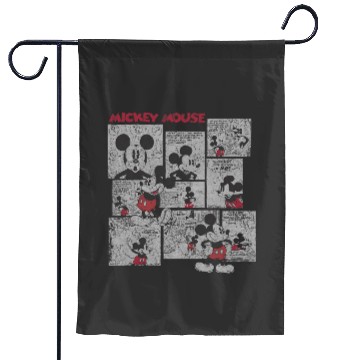 Discover Disney Mickey Mouse Comic Squares Garden Flags