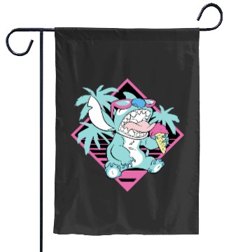 Discover Disney Lilo Stitch Ice Cream Retro 90s Beach Garden Flags