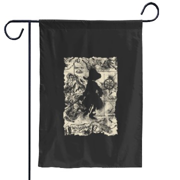 Discover Disney Captain Hook Map Garden Flags