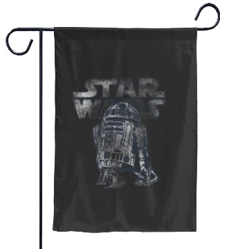 Discover Star Warss R2D2 Vintages Distressed C2 Disney Garden Flags