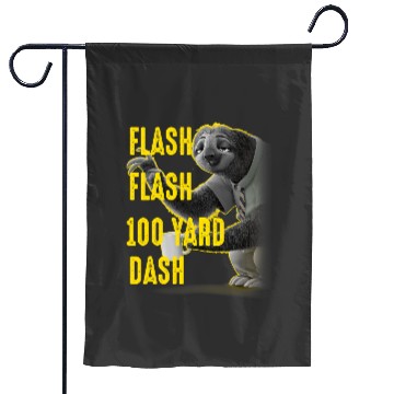 Discover Disney Zootopia Flashs Flashs 100 Yard Dash Portrait Garden Flags