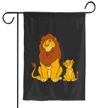 Discover Disney The Lion King Young Simba and Mufasa Garden Flags