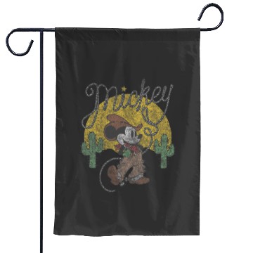 Discover Disney Mickey Mouse Cowboy Garden Flags