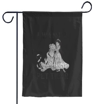 Discover Disney Aladdin Jasmine And Rajah I Want A Pet Tiger Garden Flags