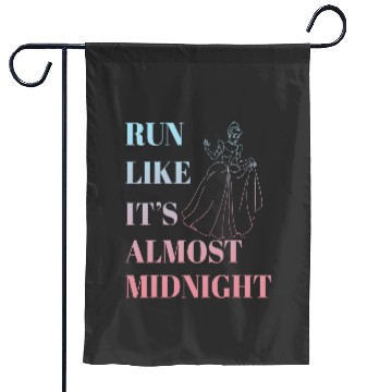 Discover Disney Cinde Run Like Midnight Ombre Garden Flags