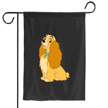 Discover Disney Lady and the Tramp Lady Garden Flags