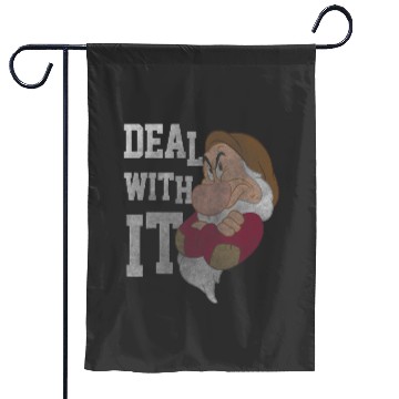 Discover Disney Snow White Grumpy Deal With It Portrait Garden Flags