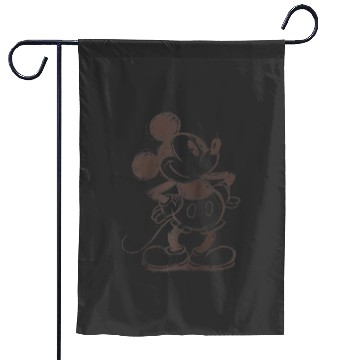 Discover Disney Mickey And Friends Mickey Mouse Sketch Portrait Raglan Baseball Tee Garden Flags