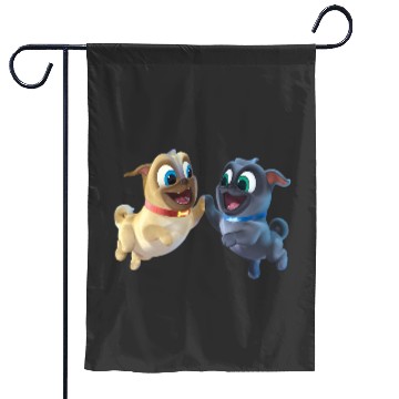 Discover Disney Puppy Dog Pals Rolly Bingo High Five Garden Flags