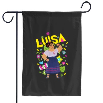 Discover Disney Encanto Luisa Madrigal Floral Garden Flags