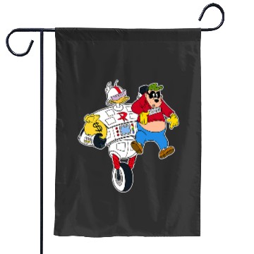 Discover Disney Gizmoduck and Beagle Boy DuckTales Garden Flags