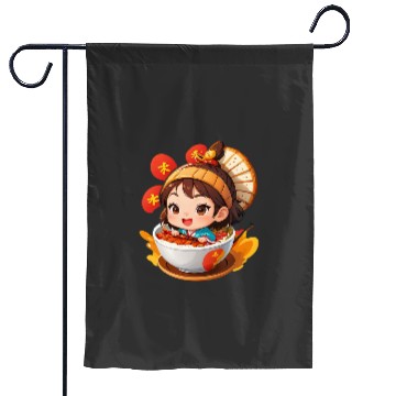 Discover Just A Girl Who Loves Anime Sticker1: Disney Mulan Anime Mushu, Mulan and Mushu Garden Flags
