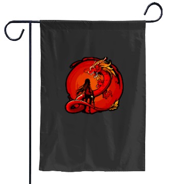 Discover Flame ghost  : Disney Mulan Anime Mushu, Mulan and Mushu Garden Flags
