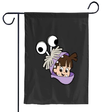 Discover Disney and Pixars Monsters Inc. Boo Big Face Costume Garden Flags