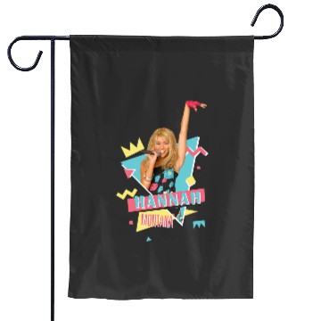 Discover disney hannah montana 90s Garden Flags