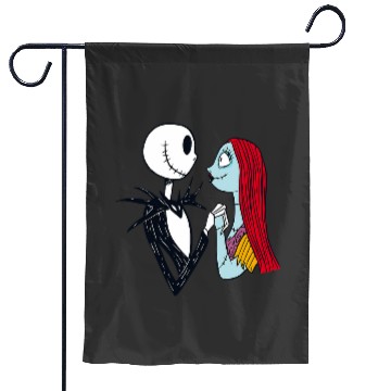 Discover disney nightmare bee christmas jack and sally Garden Flags